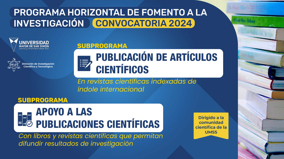 Convocatoria 2024: Programa Horizontal de Fomento a la Investigación